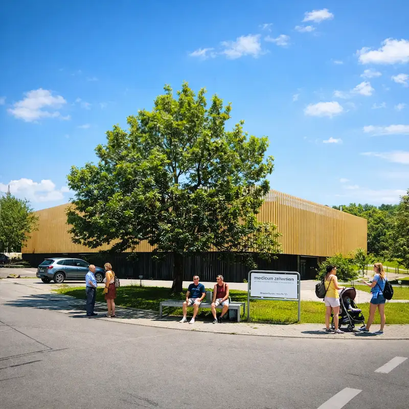 Hausarztpraxis medicum zollernalb Balingen — Außenansicht der Praxis in der Rosenfelder Straße