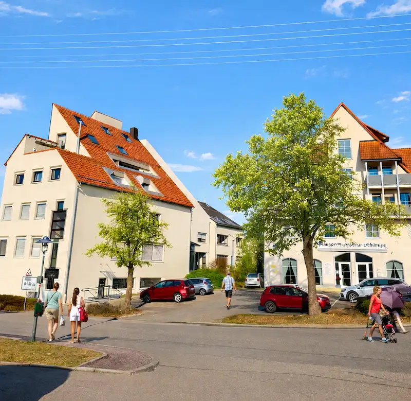 medicum zollernalb Praxis Geislingen — Außenansicht der Hausarztpraxis in der Uhlandstraße